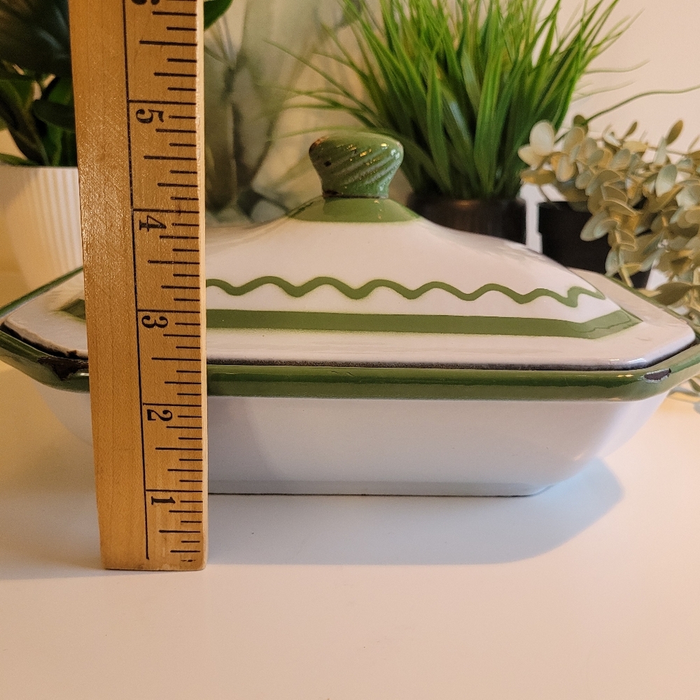 Klafrestrom cast iron Enamelware Canton Casserole Dish pot With Lid 1950s Swiss